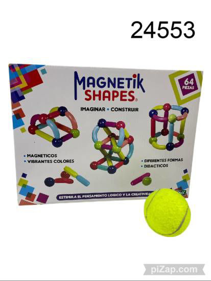 Imagen de MAGNETIK SHAPES 64PZAS 3.26